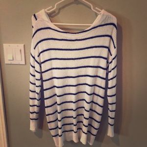 Francie back detail pullover